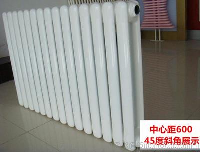 河北錦都鋼制柱型散熱器加工 鋼制橢圓管暖氣片鋼制散熱器規格